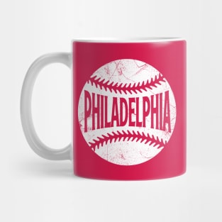 Philadelphia Retro Baseball - Red Mug